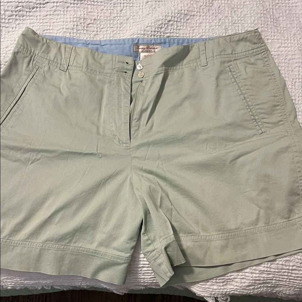 Tommy Bahama Women's Mint Green High Waist Shorts